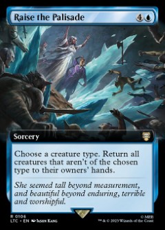 Raise the Palisade The Lord of the Rings- Tales of Middle-earth Commander decks Bordless